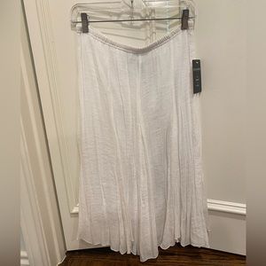 Zach and Rachel White Skirt